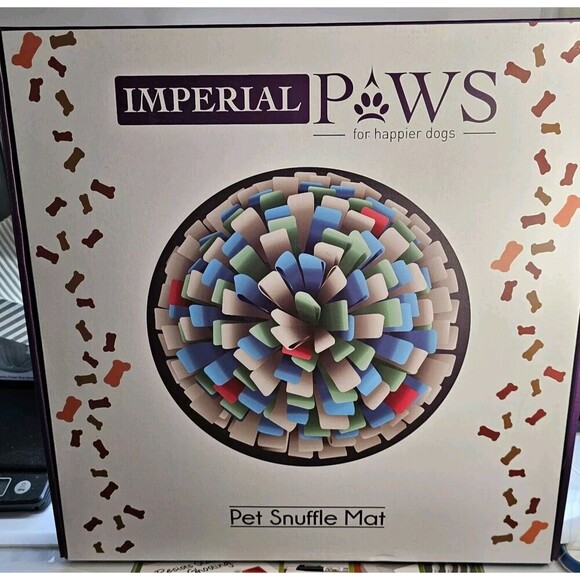 Pet Dog Snuffle Mat Nose Smell Training Sniffing Pad Dog Puzzle Toy - Picture 2 of 5